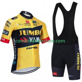 Combinaison Cycliste + Cuissard à Bretelles Jumbo Visma 2023